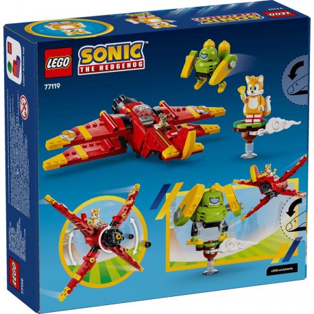 Конструктор LEGO Sonic Самолет Тейлза: Торнадо-1 (77119)