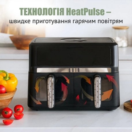 Мультипечь Quin Air Fryer Dual Zone 9л (YJ-1102AV)