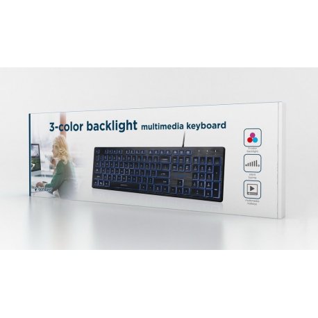 Клавиатура Gembird Black (KB-UML3-01-UA)