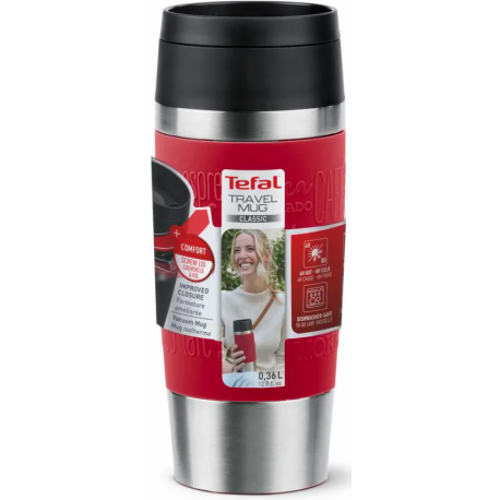 Термочашка Tefal Travel Mug Classic Red (N2020410)