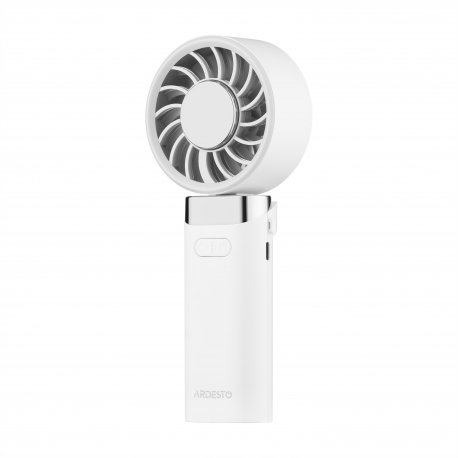 Вентилятор ручний портативний Ardesto OneBreeze White (FN-HM96W)