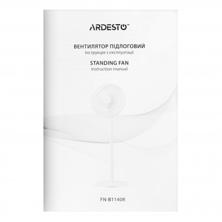 Вентилятор Ardesto White (FN-B1140R)