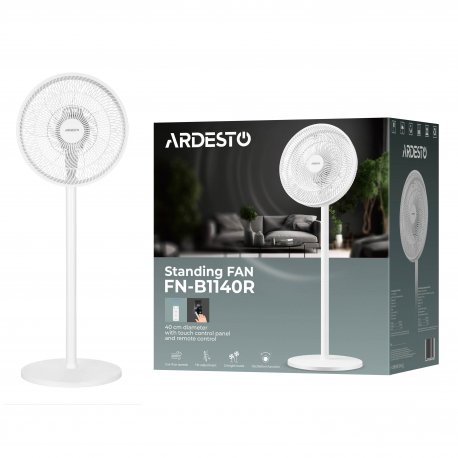 Вентилятор Ardesto White (FN-B1140R)