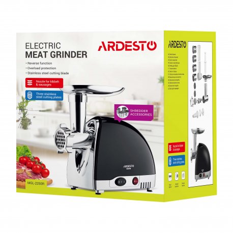 М'ясорубка Ardesto Black/ Silver (MGL-2250R)