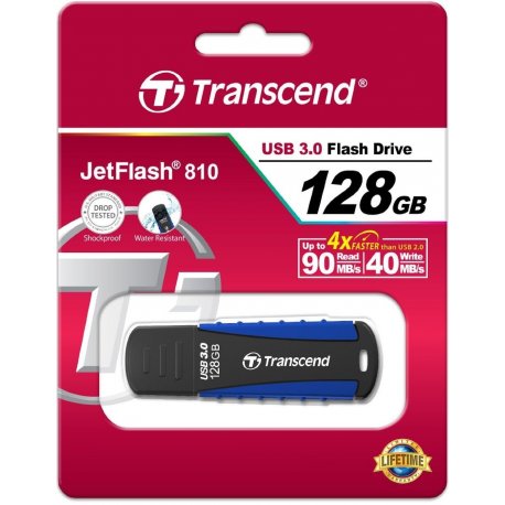 Флеш накопитель USB Transcend JetFlash 810 128GB Black (TS128GJF810)