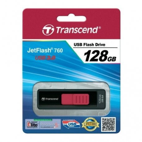 Флеш накопитель USB Transcend JetFlash 760 128GB Black (TS128GJF760)