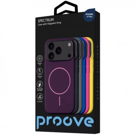 Чохол Proove Spectrum Case для iPhone 17 Pro with MagSafe Midnight Blue (PCSPIP17P008)