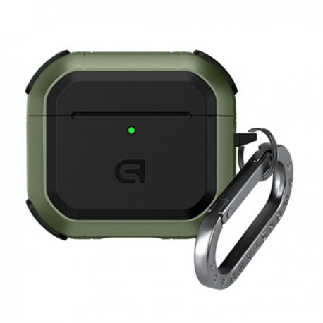 Чехол ArmorStandart Panzer для Apple Airpods 4 Olive Green (ARM82554)