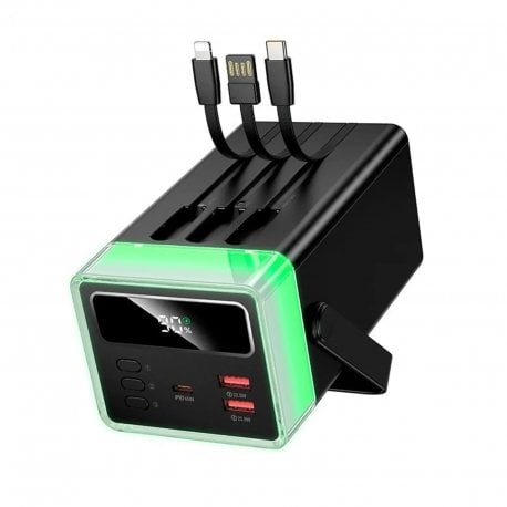Портативна батарея Hoco DB103A 65W 60000mAh Black