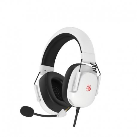 Игровые наушники с микрофоном Bloody 7.1 RGB White (G585 White)