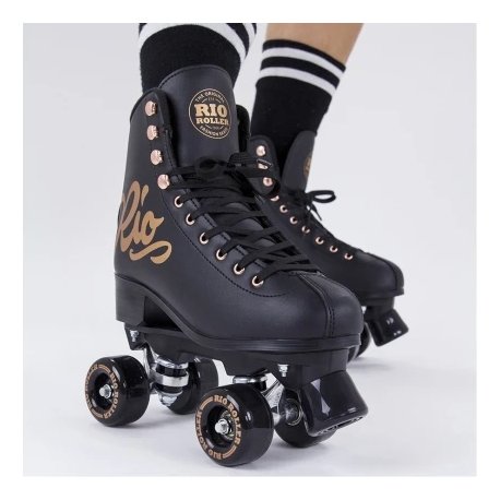 Роликові ковзани Rio Roller Rose розмір 37 Black (RIO360-BK)