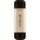 Флеш накопитель USB Transcend JetFlash 930 128GB Gold-Black USB 3.2/Type-C (TS128GJF930C)