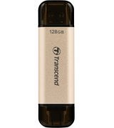 Флеш накопичувач USB Transcend JetFlash 930 128GB Gold-Black USB 3.2/Type-C (TS128GJF930C)