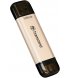 Флеш накопичувач USB Transcend JetFlash 930 128GB Gold-Black USB 3.2/Type-C (TS128GJF930C)