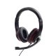 Наушники Gembird 3.5 Jack 1x4-pin Black/Red (MHS-03-BKRD)