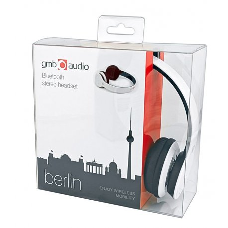 Бездротові навушники Gmb Audio White ( BHP-BER-W)