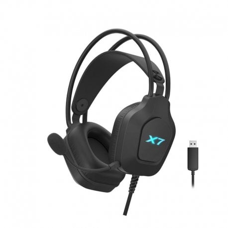 Навушники A4Tech X7 USB RGB Black (XH-200 Black)