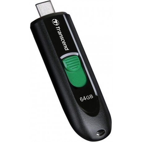 Флеш накопитель USB Transcend JetFlash 790 64GB Type-C Black (TS64GJF790C)