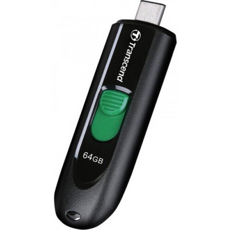 Флеш накопичувач USB Transcend JetFlash 790 64GB Type-C Black (TS64GJF790C)