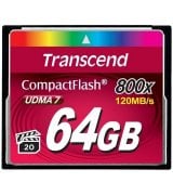 Карта пам'яті Transcend CompactFlash 64GB 800x (TS64GCF800)