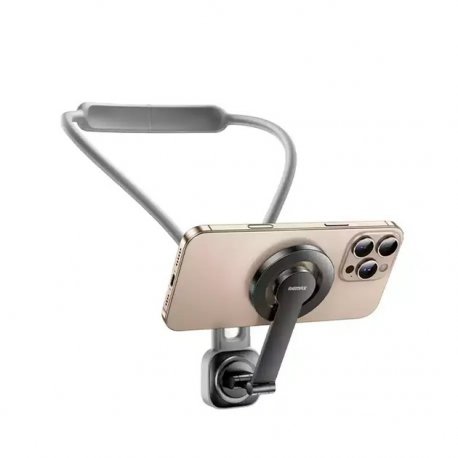 Держатель Remax First perspective Neck magnetic RM-C56 Grey (6954851236818)