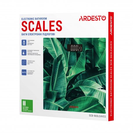 Ваги підлогові Ardesto Leaves (SCB-965LEAVES)