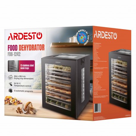 Сушарка для продуктів Ardesto Black (FDB-1242)