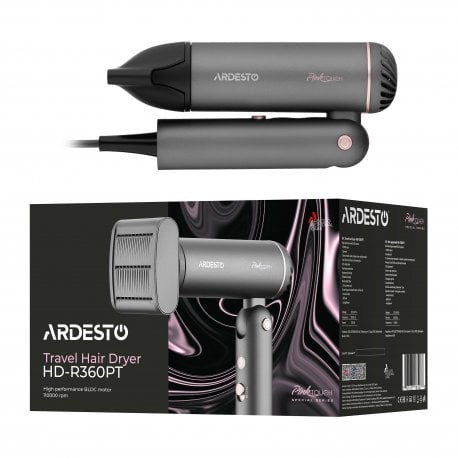 Фен Ardesto Touch Pink/ Gray (HD-R360PT)