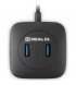 USB-хаб REAL-EL HQ-187 4 ports (EL123110010)