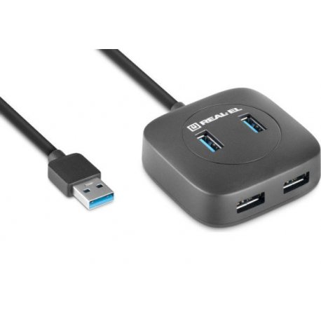 USB-хаб REAL-EL HQ-187 4 ports (EL123110010)