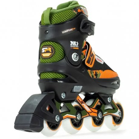 Роликовые коньки SFR Pixel размер 29-33 Green Orange (SFR580-GO)