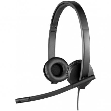 Гарнітура Logitech H570e Corded Mono Black-USB-A (L981-001426)