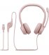 Наушники Logitech H390 Corded USB Stereo Headset Rose (L981-001281)