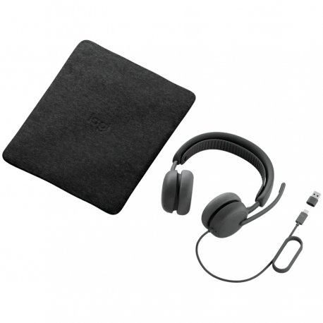 Гарнітура Logitech Zone Wired 2 for Business USB Teams version Graphite (L981-001615)