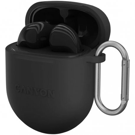 Бездротові навушники Canyon TWS-6 Black (CNS-TWS6B)