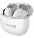 Бездротові навушники Canyon TWS-5 Bluetooth White (CNS-TWS5W)