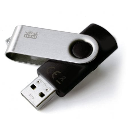 Флеш накопитель Goodram UTS2 64GB USB 2.0 Black (UTS2-0640K0R11)