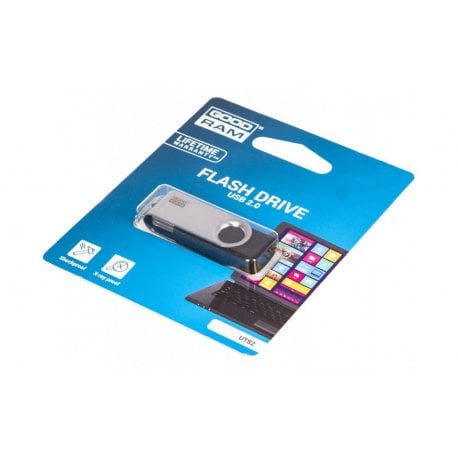 Флеш накопитель Goodram UTS2 64GB USB 2.0 Black (UTS2-0640K0R11)