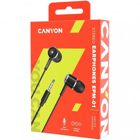 Навушники Canyon EPM-01 Black (CNE-CEPM01B)