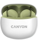 Бездротові навушники Canyon TWS-5 Bluetooth Green (CNS-TWS5GR)