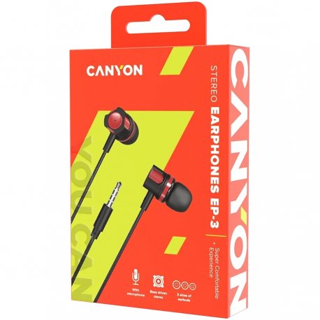 Наушники Canyon SEP-3 Green (CNE-CEP3G)