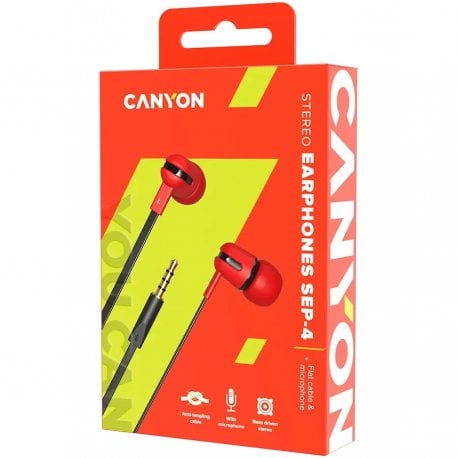 Наушники Canyon SEP-4 Green (CNS-CEP4G)
