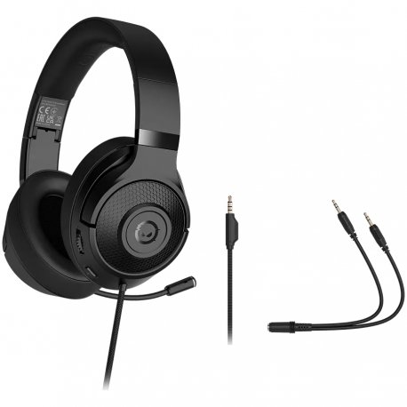Наушники Lorgar Noah 101 Gaming 3.5mm Black (LRG-GHS101B)