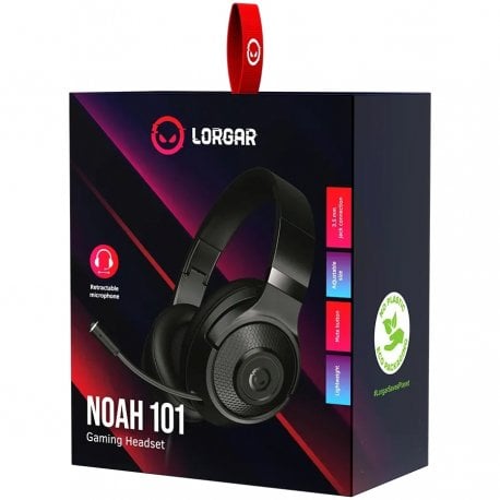 Навушники Lorgar Noah 101 Gaming 3.5mm Black (LRG-GHS101B)