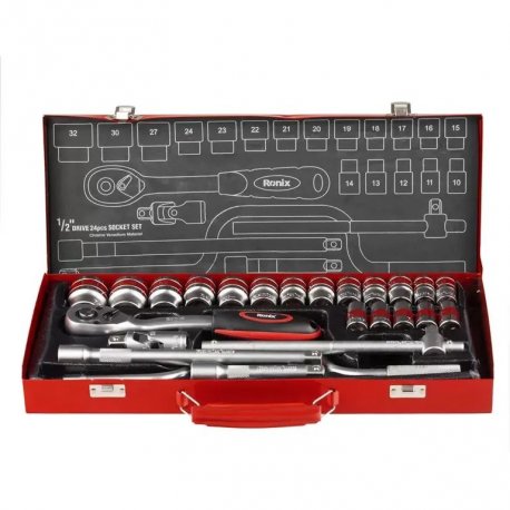 Набор инструментов Ronix 1/2" 24 предмета (RH-2644)
