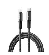 Кабель Remax WindSpeed CB25/CB23 Fast Charging Type-C to Type-C (1.2m) Black (6954851216414)