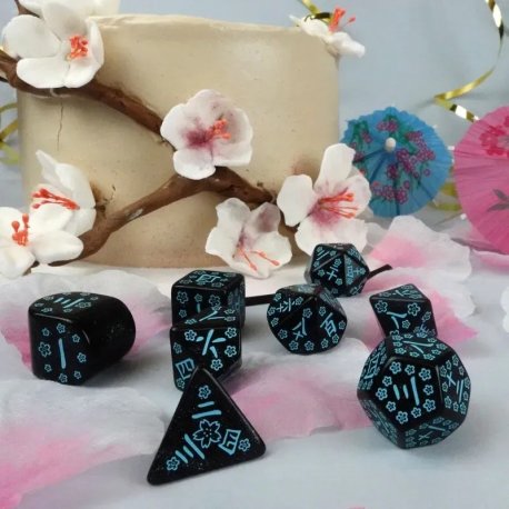 Набор кубиков Q-Workshop 20 years: Japanese Dice Set (8) (S20Y05)