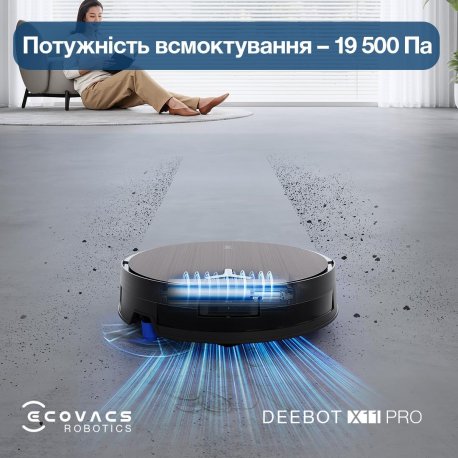 Робот-пылесос Ecovacs Deebot Omnicyclon X11 Black (DEX99-1 BLACK)