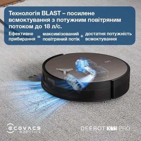 Робот-пылесос Ecovacs Deebot Omnicyclon X11 Black (DEX99-1 BLACK)