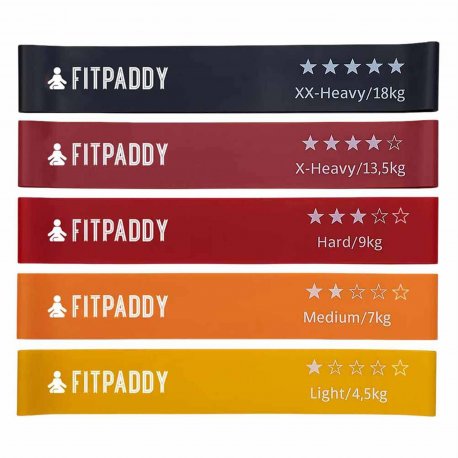 Набор резинок для фитнеса Fitpaddy (5 шт) (EBND01)